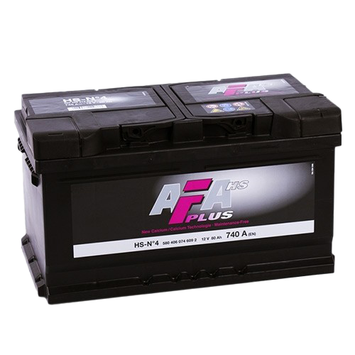 AFA PLUS 80 ah HSN4 R+ | MirAKB AFA PLUS 80 ah HSN4 R+
