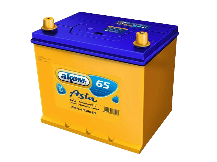 Аком 65 ah Аsia R+