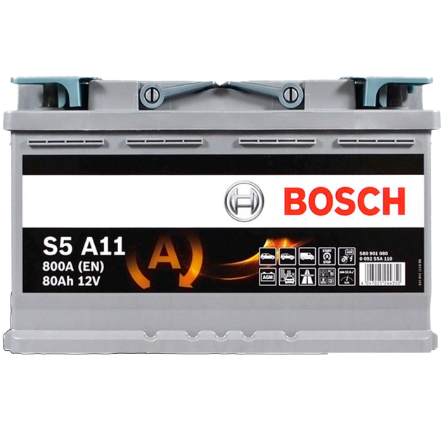 Bosch 80 ah AGM S5 A11 R+