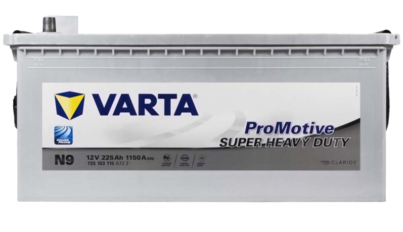 Varta N9 225 ah L+